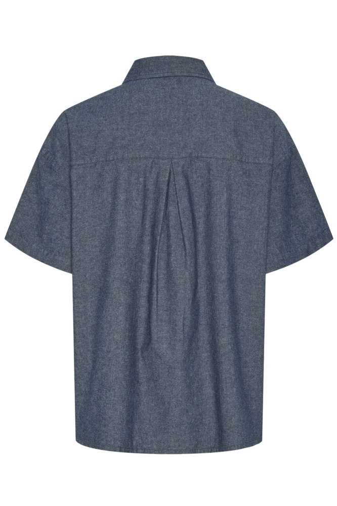 PCMIA SS DENIM SHIRT MM 17155090 Medium Blue Denim
